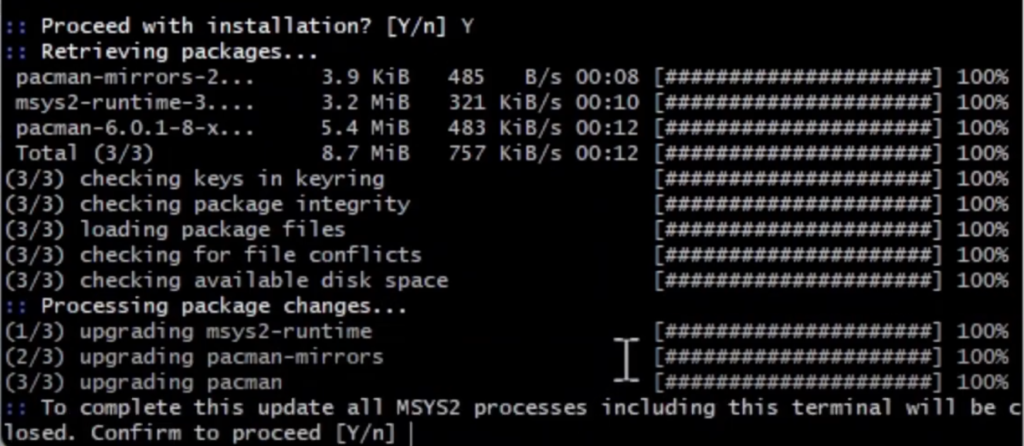 Updating and Building  C/C++ environment for windows CMD