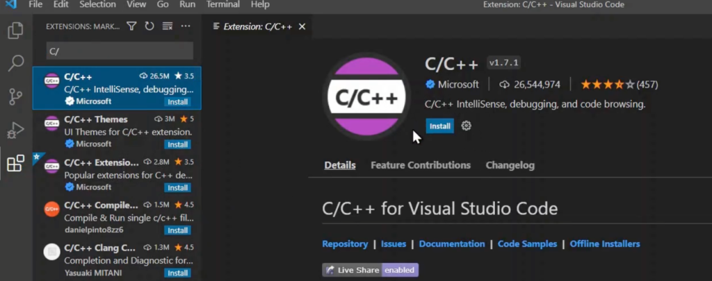 Configuring C/C++ for Visual Studio Code